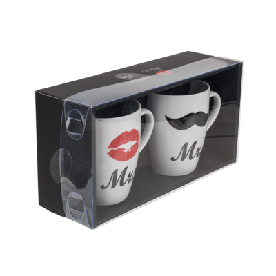 New Bone China mug, Mr. & Mrs.,