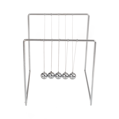 Newton's Cradle ca. 15 x 14 x 14 cm,