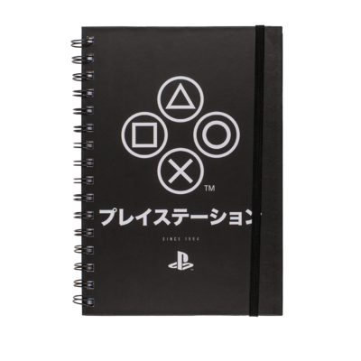 Notebook, Playstation (Onyx), A5,