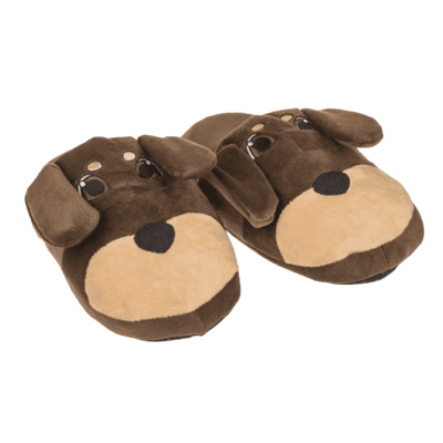 Pantofole di peluche con orecchie mobili