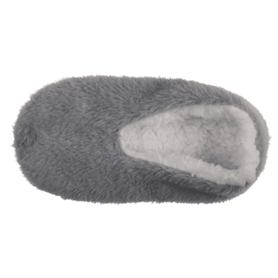 Pantuflas de peluche con piel sintética