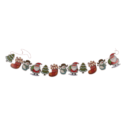 Paper Christmas garlands, motifs 26 x 17cm,