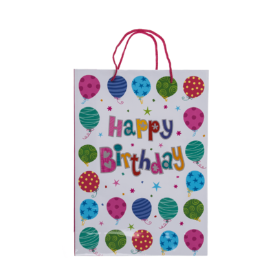 Paper gift bag, Happy Birthday,