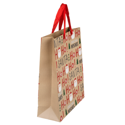Paper gift bag, Ho Ho Ho,