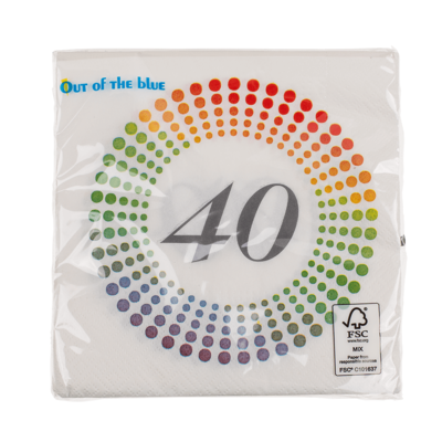 Paper napkins, Birthday - 40,