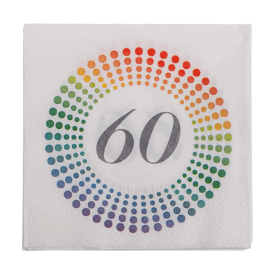 Paper napkins, Birthday - 60,