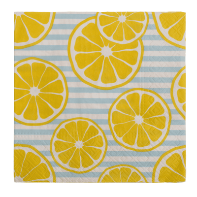 Paper napkins, Lemons,