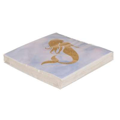 Paper napkins, Mermaid, ca. 33 x 33 cm,