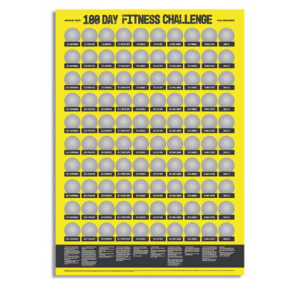 Papier à gratter, 100 jours Fitness,