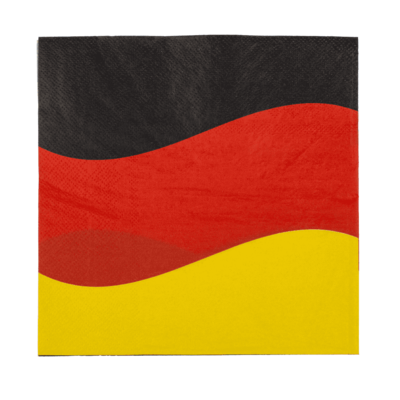 Papierservietten, Deutschlandflagge,