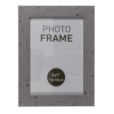 Pastel-Coloured Plastic Photo Frame in Wooden,