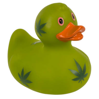 Pato chillón de cannabis, aprox. X cm,