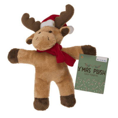 Peluche de Noël avec aimant, 15 cm