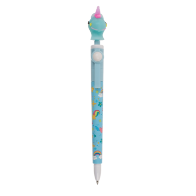 Pen, Spinning Unicorn, approx. 19 cm,