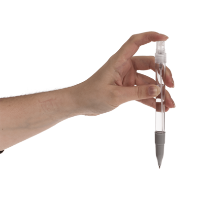 Pen with spray bottle. ca. 7 ml, ca. 18 cm,
