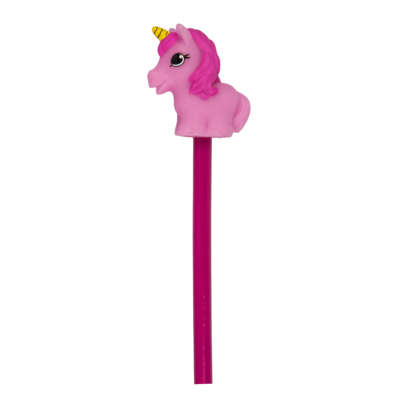 Pencil with topper, Unicorn,