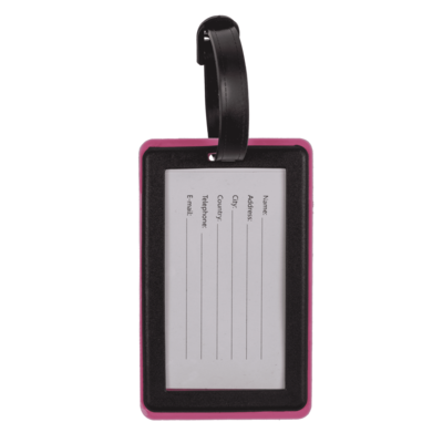 Pendentif pour valise en plastique avec dictons,
