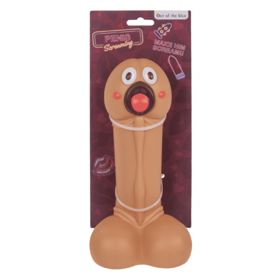 Pene gritón, aprox. 23 x 10 x 9 cm, de PVC