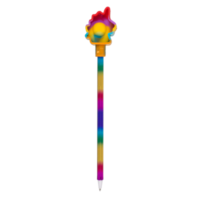 Penna a sfera, Rainbow Fidget Pop Toy,