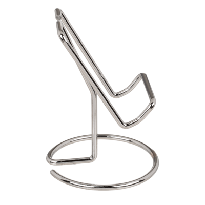 Phone holder, Silver, approx. 10 x 8 cm,