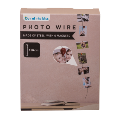 Photo steel wire with 6 magnets , Balloon,
