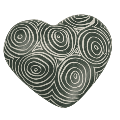 Pierres en stéatite, Hearts, avec
