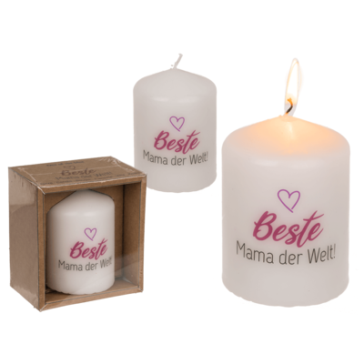 Pillar candle, Beste Mama der Welt,