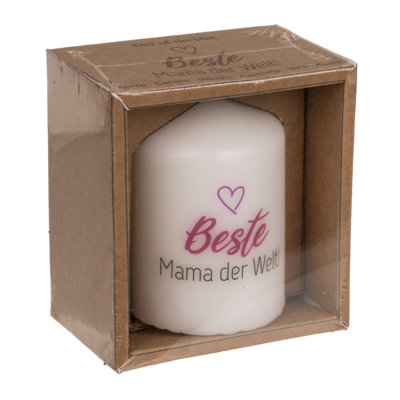 Pillar candle, Beste Mama der Welt,