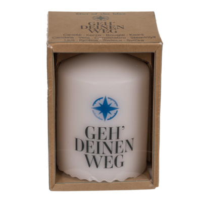 Pillar Candle, Geh Deinen Weg,