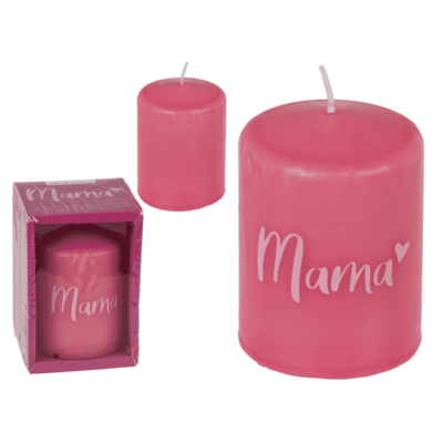 Pillar candle, Mama,