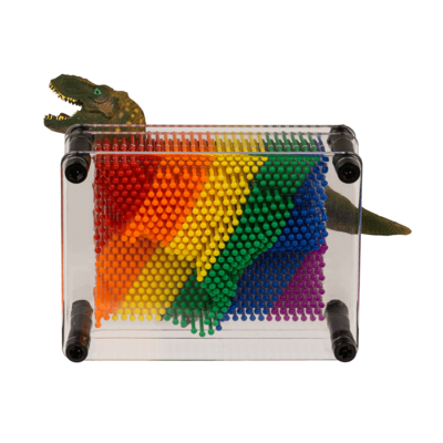 Pin Art, Regenbogen, Pride, ca. 12 x 9 cm,