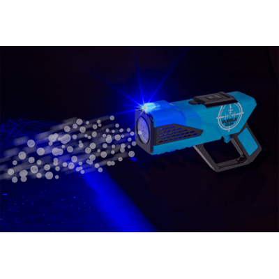 Pistola a bolle d'aria con LED, 25 cm