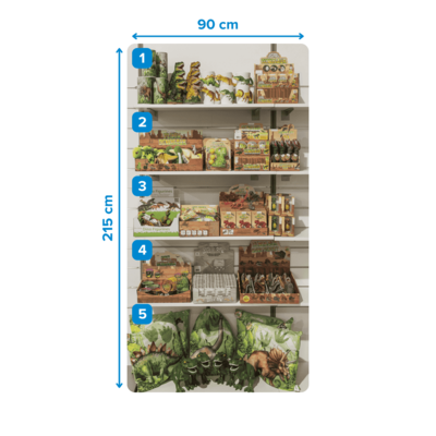 Planogram set di salvadanai,