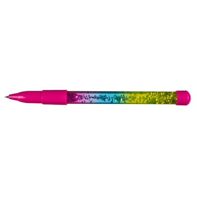 Plastic pen, Liquid Glitter,