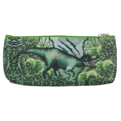Plastic pouch with zipper, Dinosaur,
