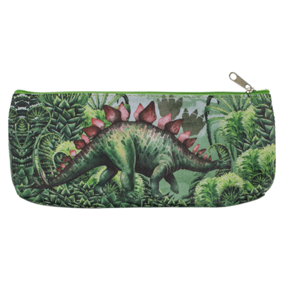 Plastic pouch with zipper, Dinosaur,