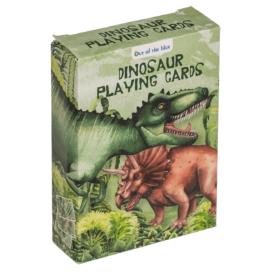 Playing cards, Dinosaur, approx. 5,7 x 8,7 cm,