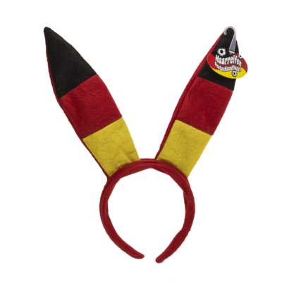 Plüsch-Haarreifen Bunny, Deutschlandflagge,