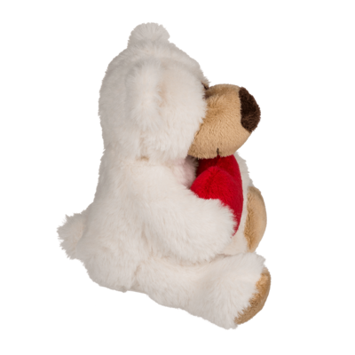 Plush bear with red heart, Big Love,