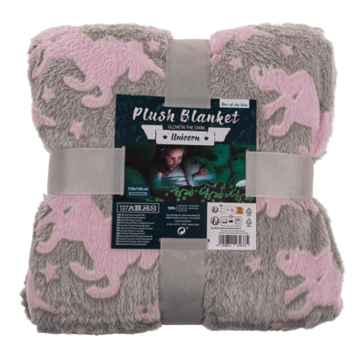 Plush blanket, Unicorn,
