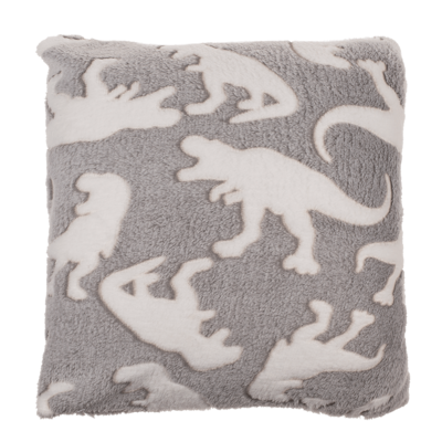 Plush cushion, dinosaur,
