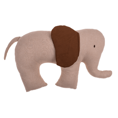 Plush cushion, elephant,