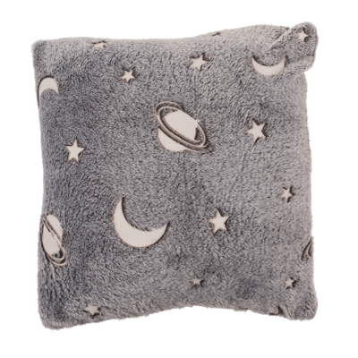 Plush cushion, planets,