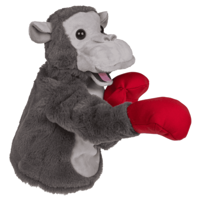 Plush Fighting Gorilla, 22 x 13 cm,