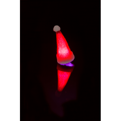 Plush hair clip, Christmas Hat with LED,