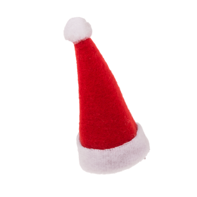 Plush hair clip, Christmas Hat with LED,