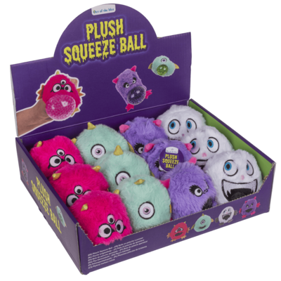 Plush Squeeze Ball, Monster,