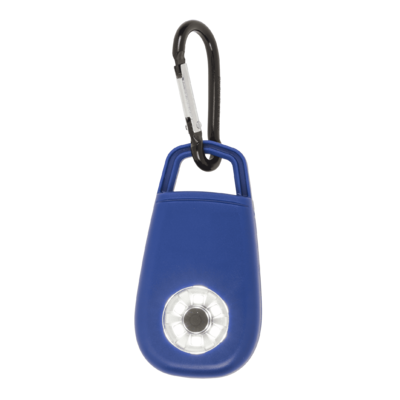 Pocket alarm with LED & snap hook,