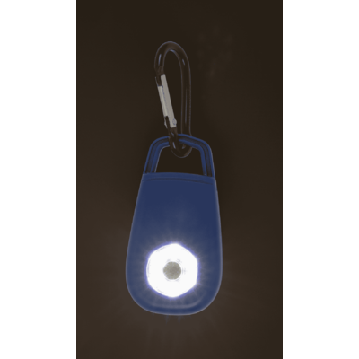 Pocket alarm with LED & snap hook,