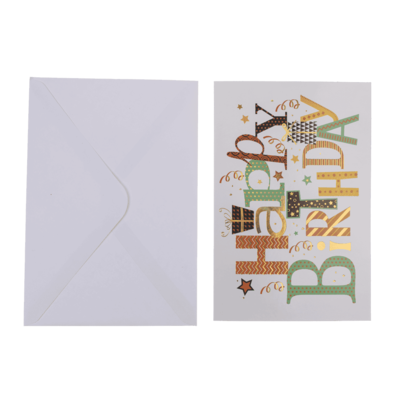 Pop-Up present card, Happy Birthday,